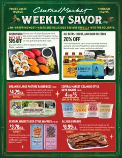 Ad Preview of Central Market Weekly Ad from 11/28/2025 | Page: 1