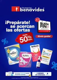 Vista previa las ofertas de la tienda Farmacia Benavides - Buen Fin aviso desde el 07/11/2025 