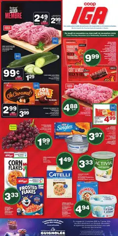 Preview of leaflet Îles de la Madeleine from shop IGA is valid from Nov 13, 2025