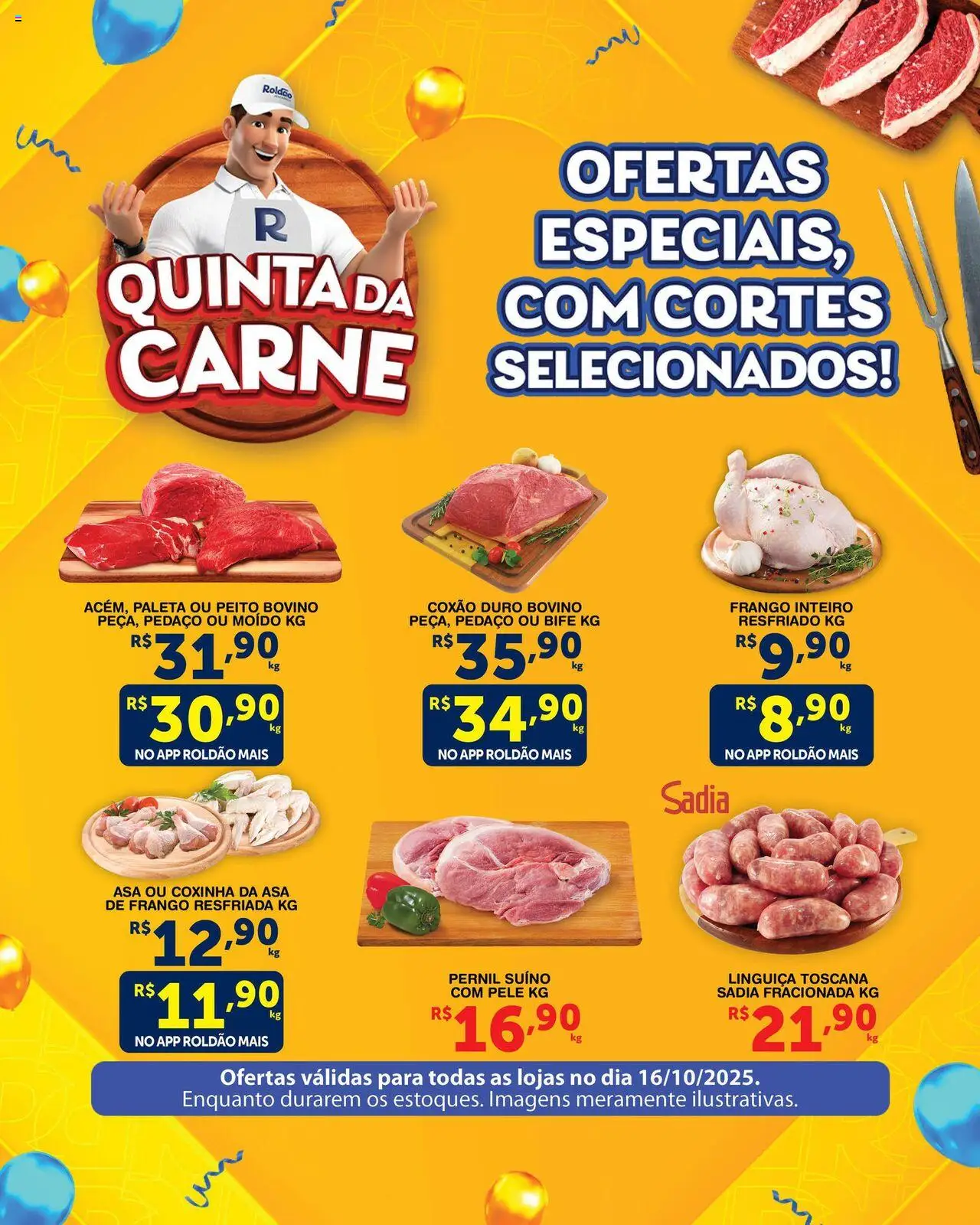 Roldão folheto "Ofertas Quinta da Carne" válido a partir de 16/10/2025 - número de página 1