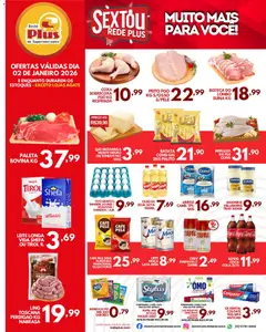 Pré-Visualização do folheto "Ofertas da semana" da loja Rede Plus Supermercados válido a partir de 02/01/2026