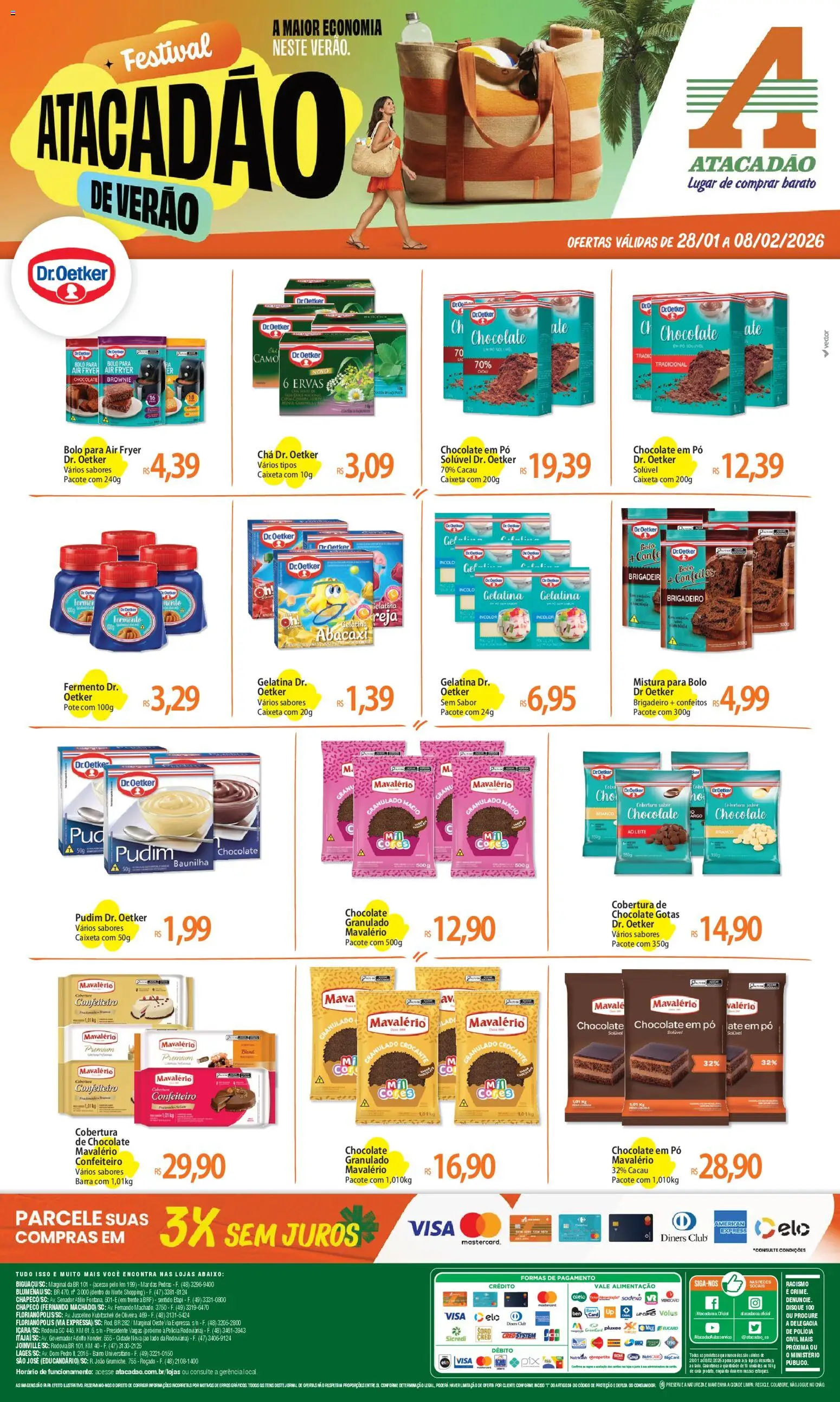 Pré-Visualização do folheto "Ofertas - SC" da loja Atacadão válido a partir de 28/01/2026