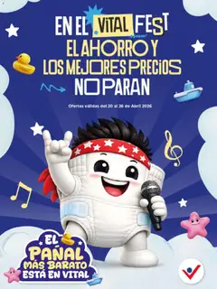 Vista previa del folleto de la tienda Vital válido desde el 20/04/2026 