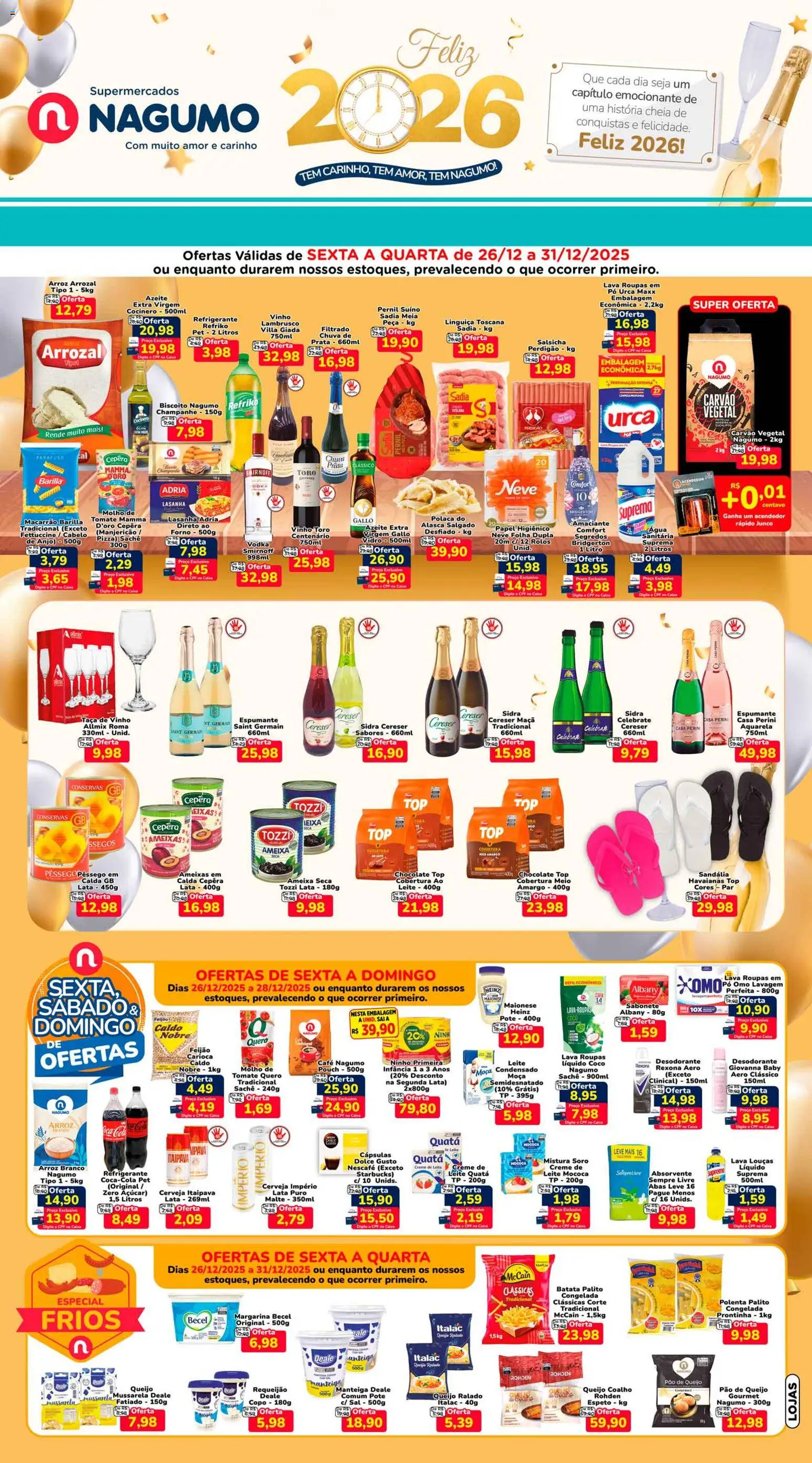 Pré-Visualização do folheto "Ofertas da semana" da loja Nagumo válido a partir de 26/12/2025