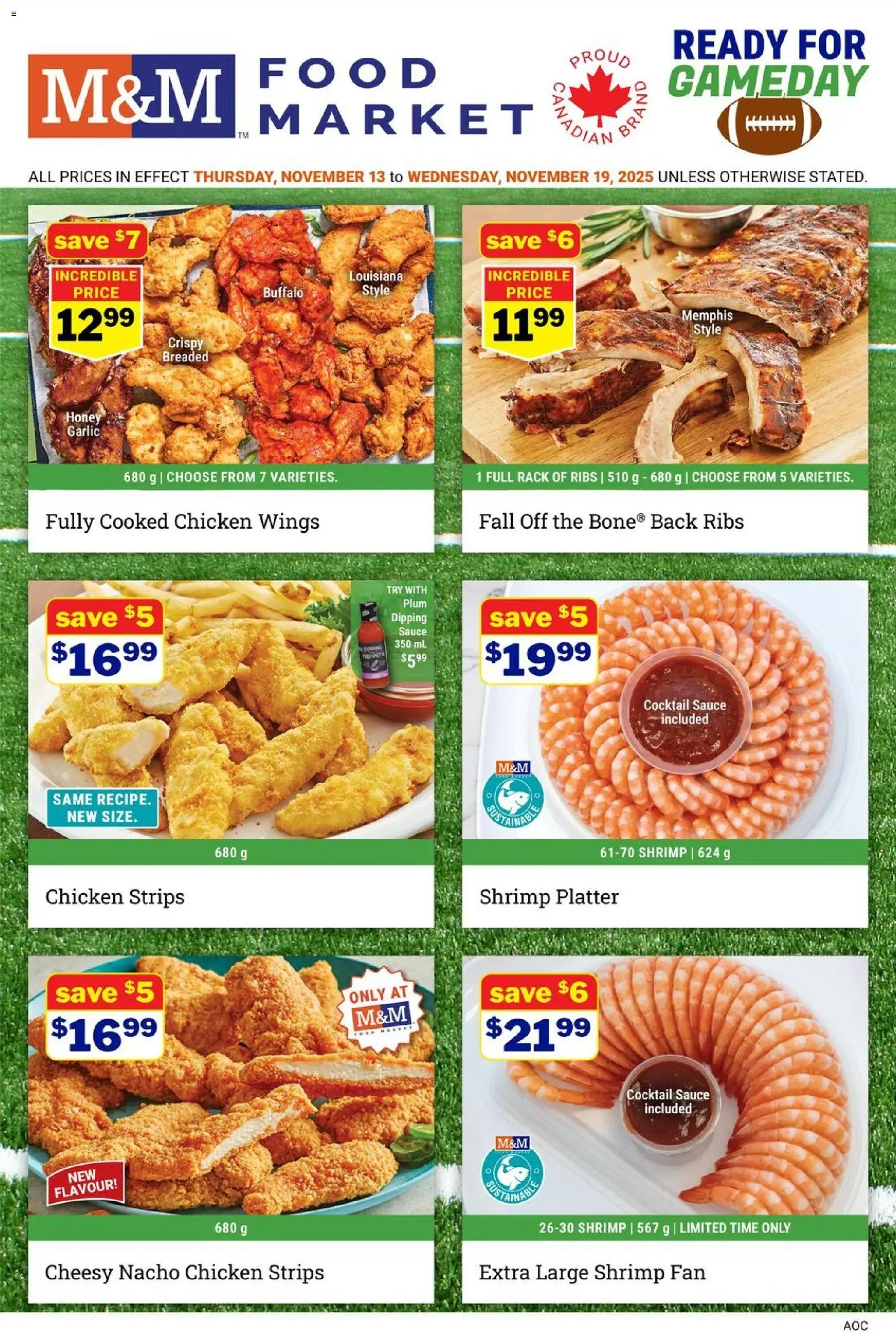 Preview of leaflet Weekly flyer / circulaire from shop M&M Food Market is valid from Nov 13, 2025