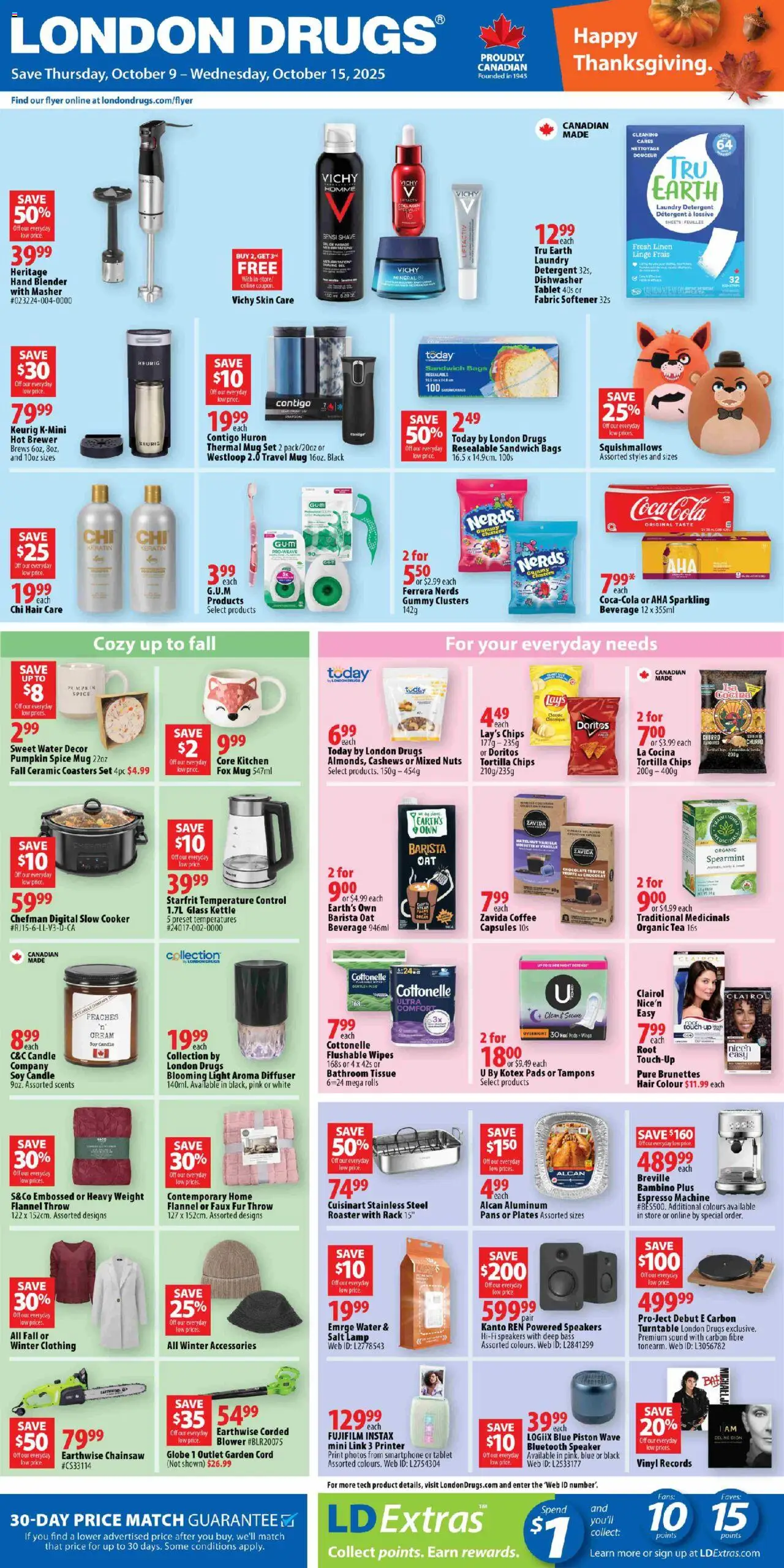 London Drugs flyer valid from Oct 09, 2025 - page number 1
