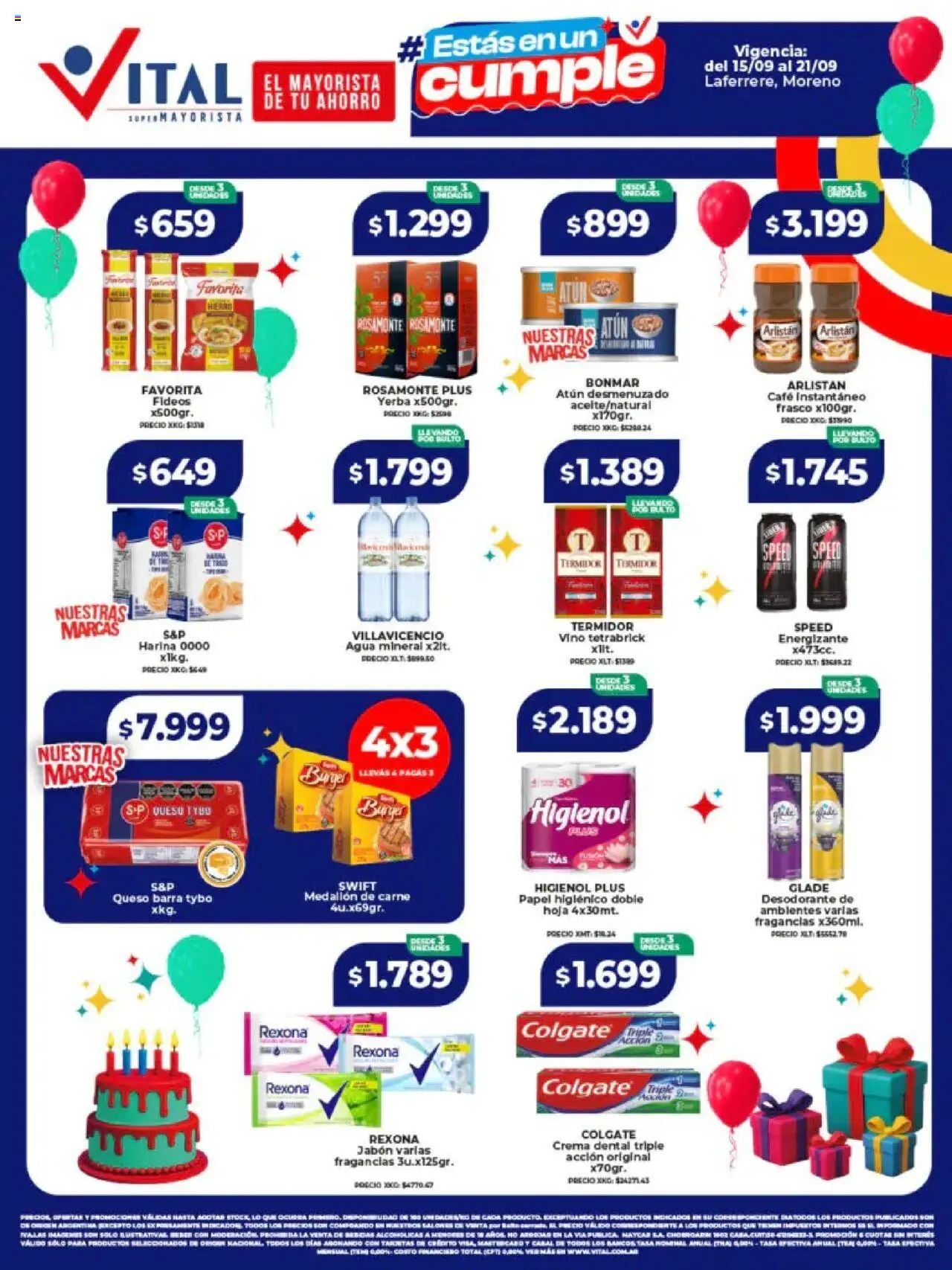 Vital Ofertas - Laferrere del 15/09/2025 >> Catálogo