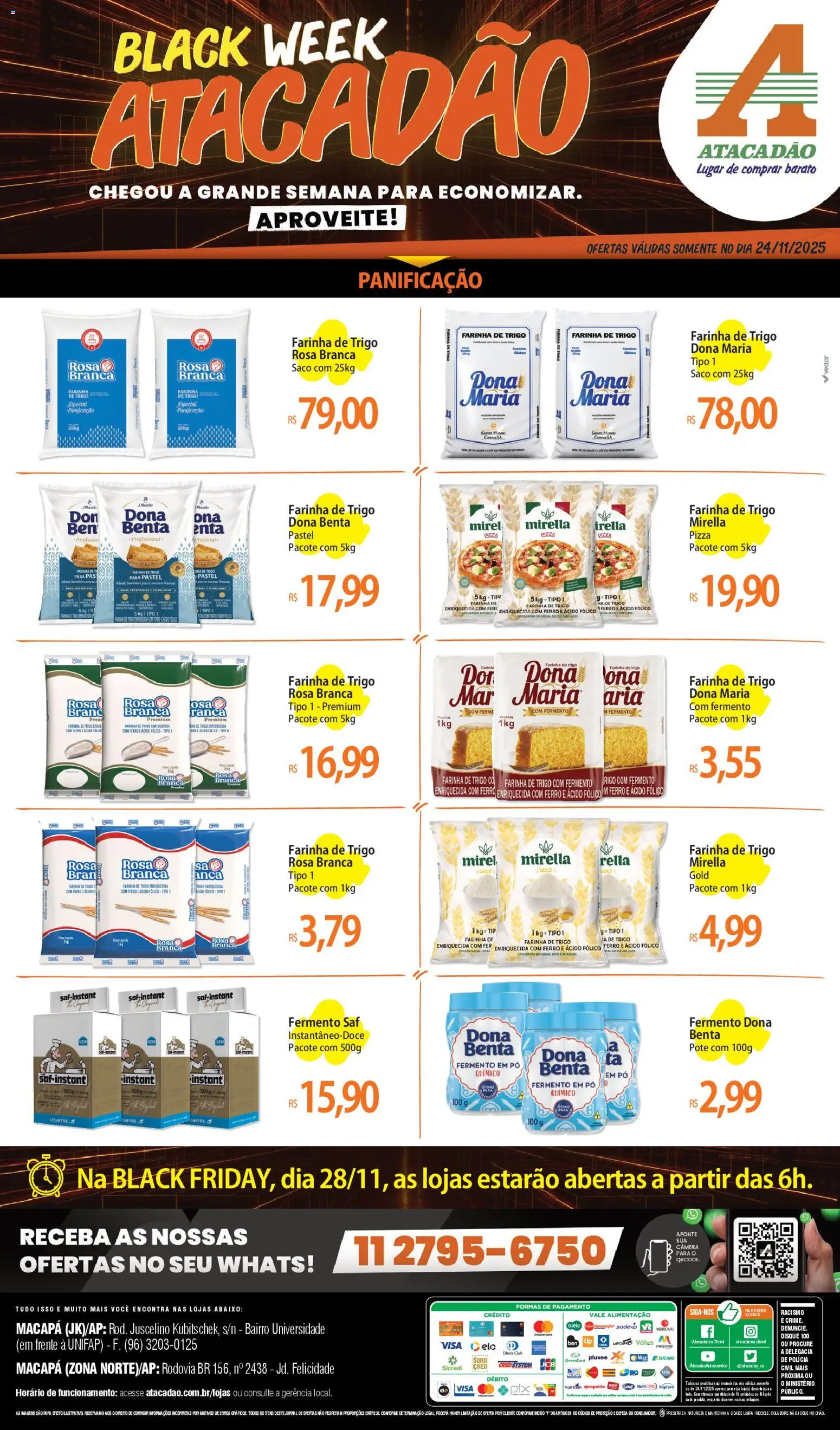 Pré-Visualização do folheto "Ofertas - AP" da loja Atacadão válido a partir de 24/11/2025