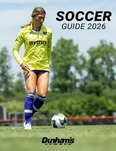 Ad Preview of Dunham's Sports Soccer Guide from 02/12/2026