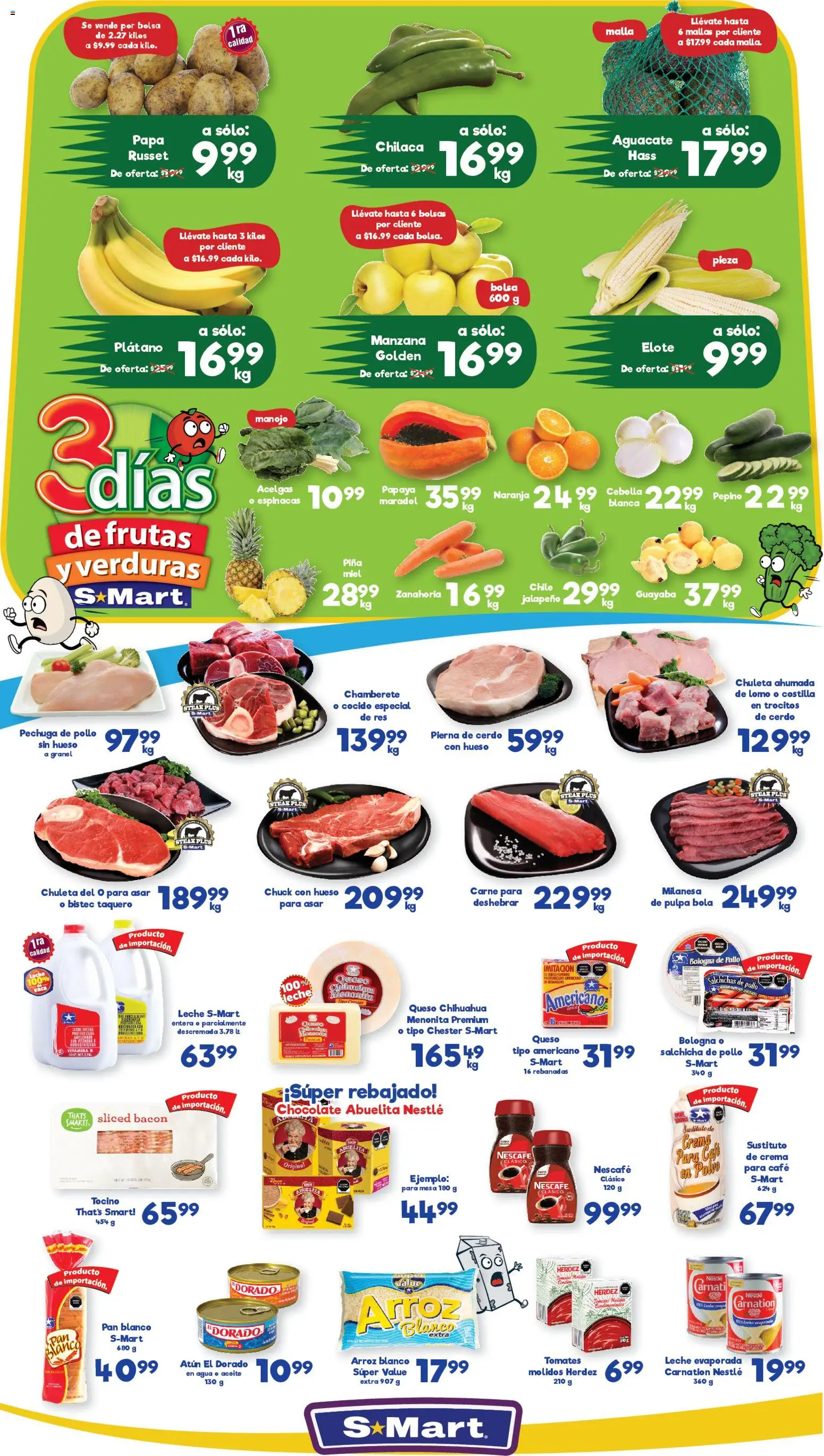 Vista previa las ofertas de la tienda S-Mart - Folleto Chihuahua desde el 06/01/2026 