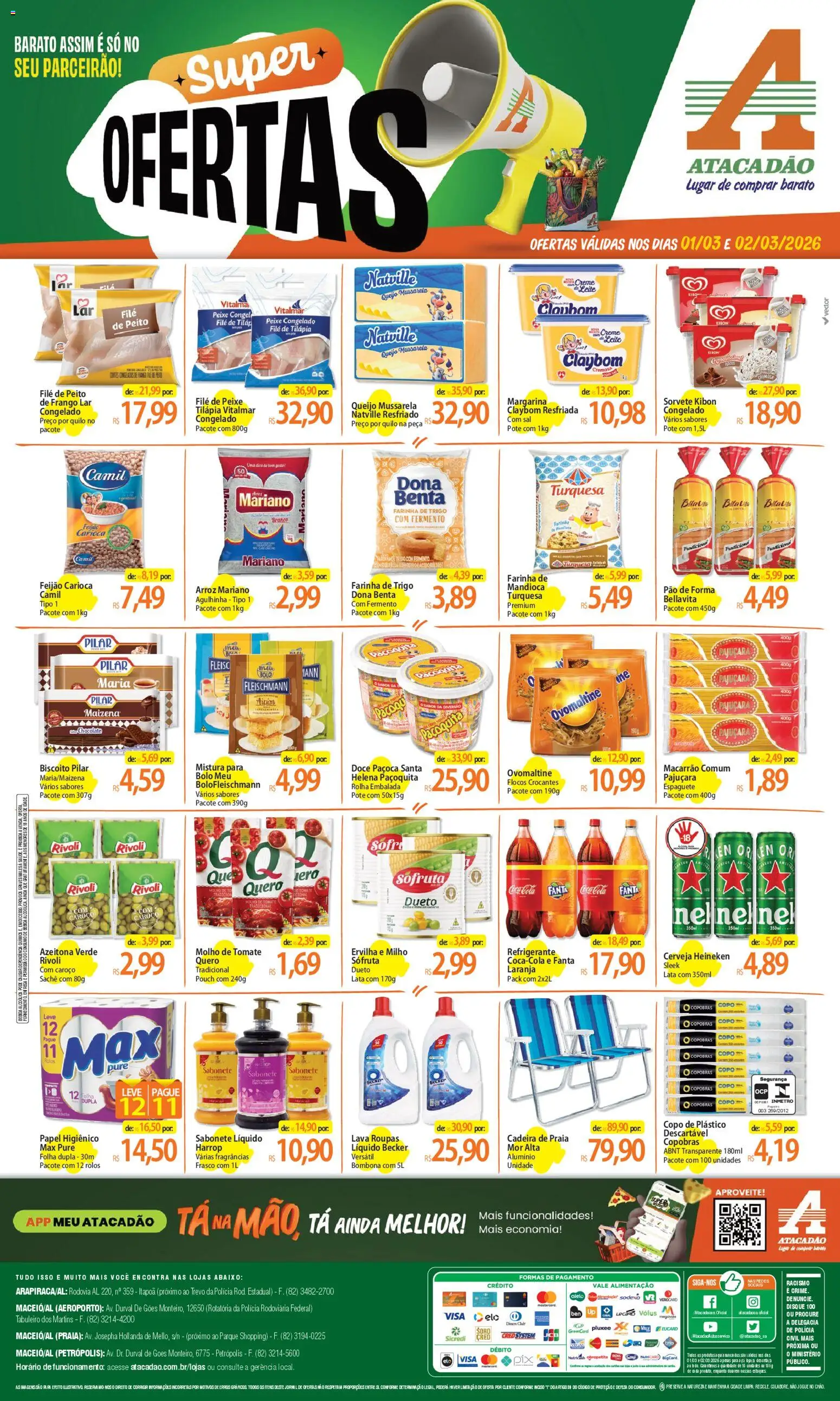 Pré-Visualização do folheto "ofertas - AL" da loja Atacadão válido a partir de 01/03/2026