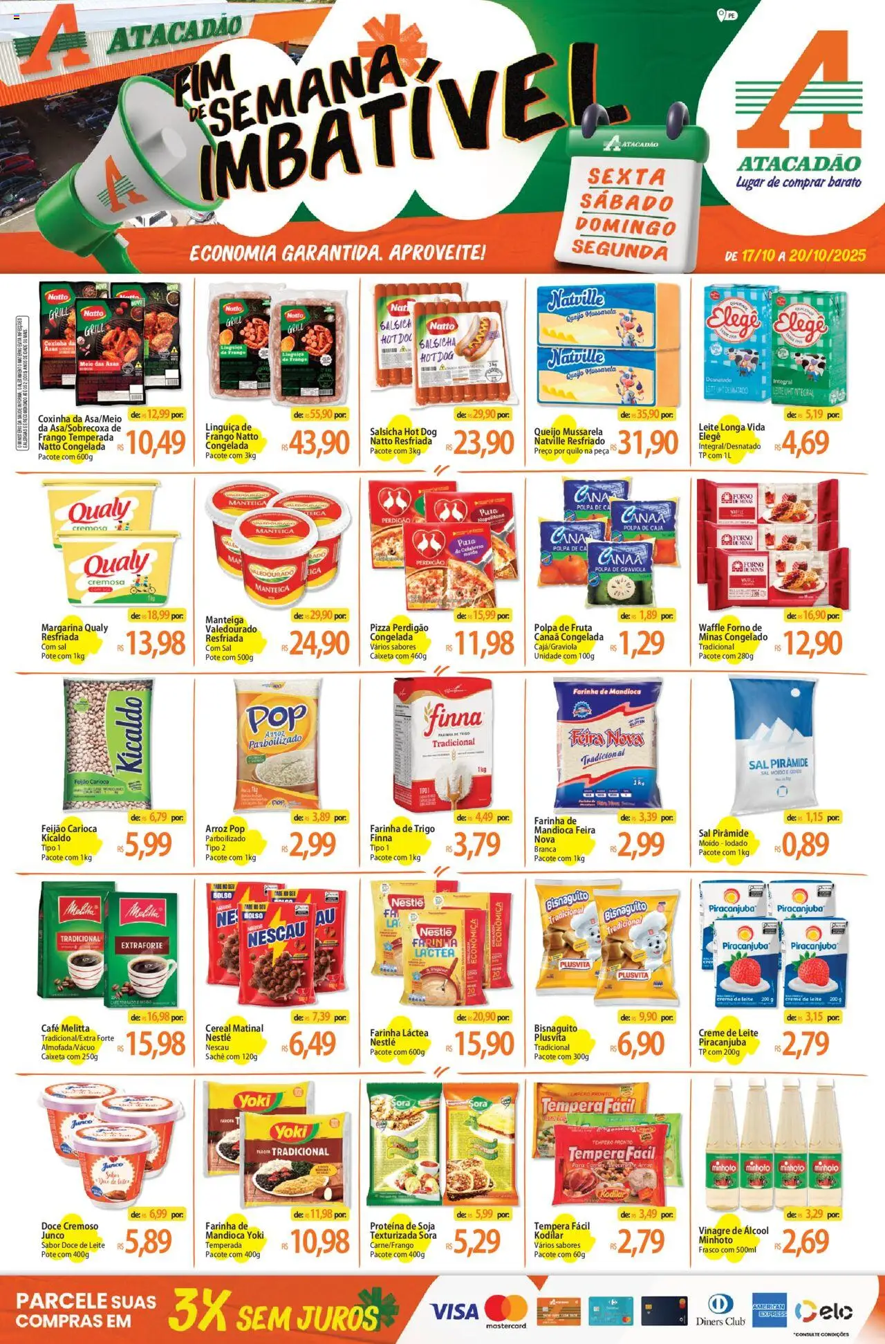 Atacadão folheto "Ofertas - PE" válido a partir de 17/10/2025 - número de página 1