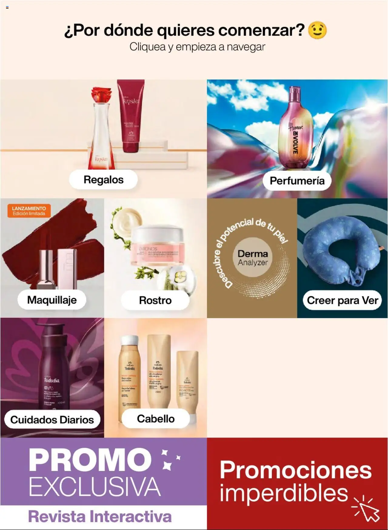 Catálogo Natura - Ciclo 10 - Ofertas Online - número de página 5 - Revista, Maquillaje