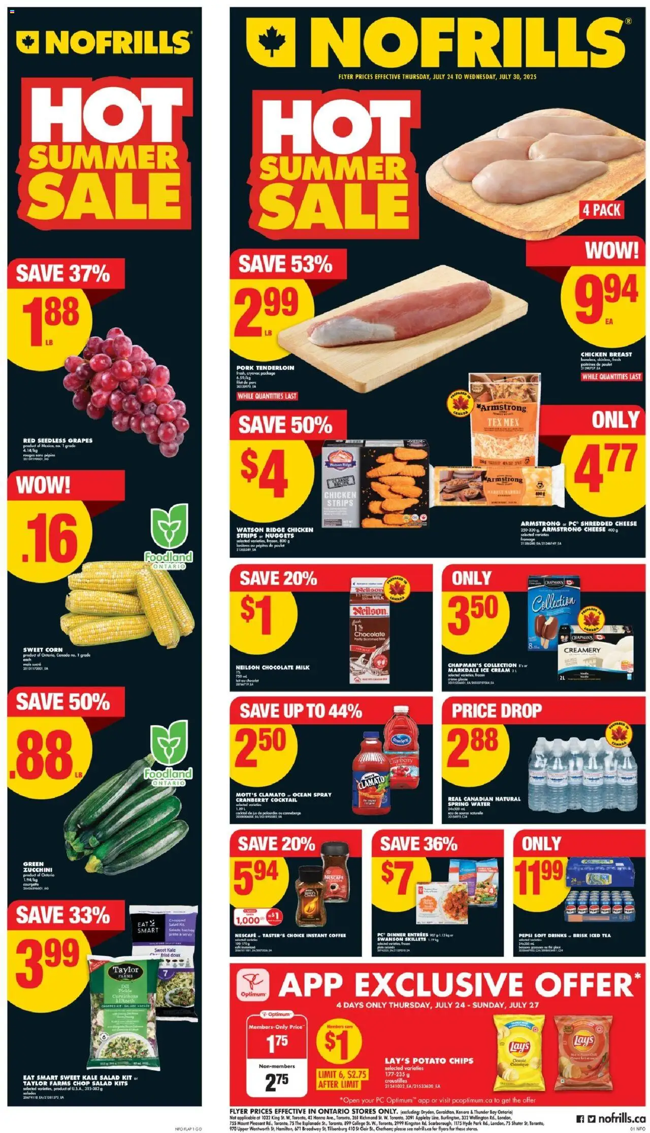 No Frills flyer valid from Jul 24, 2025 - page number 1