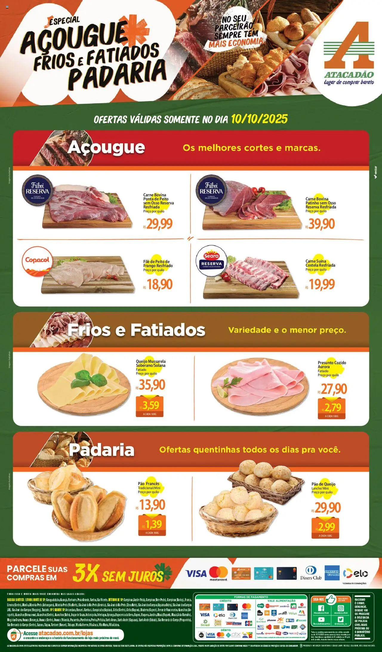 Atacadão folheto "Ofertas - SP" válido a partir de 10/10/2025 - número de página 1