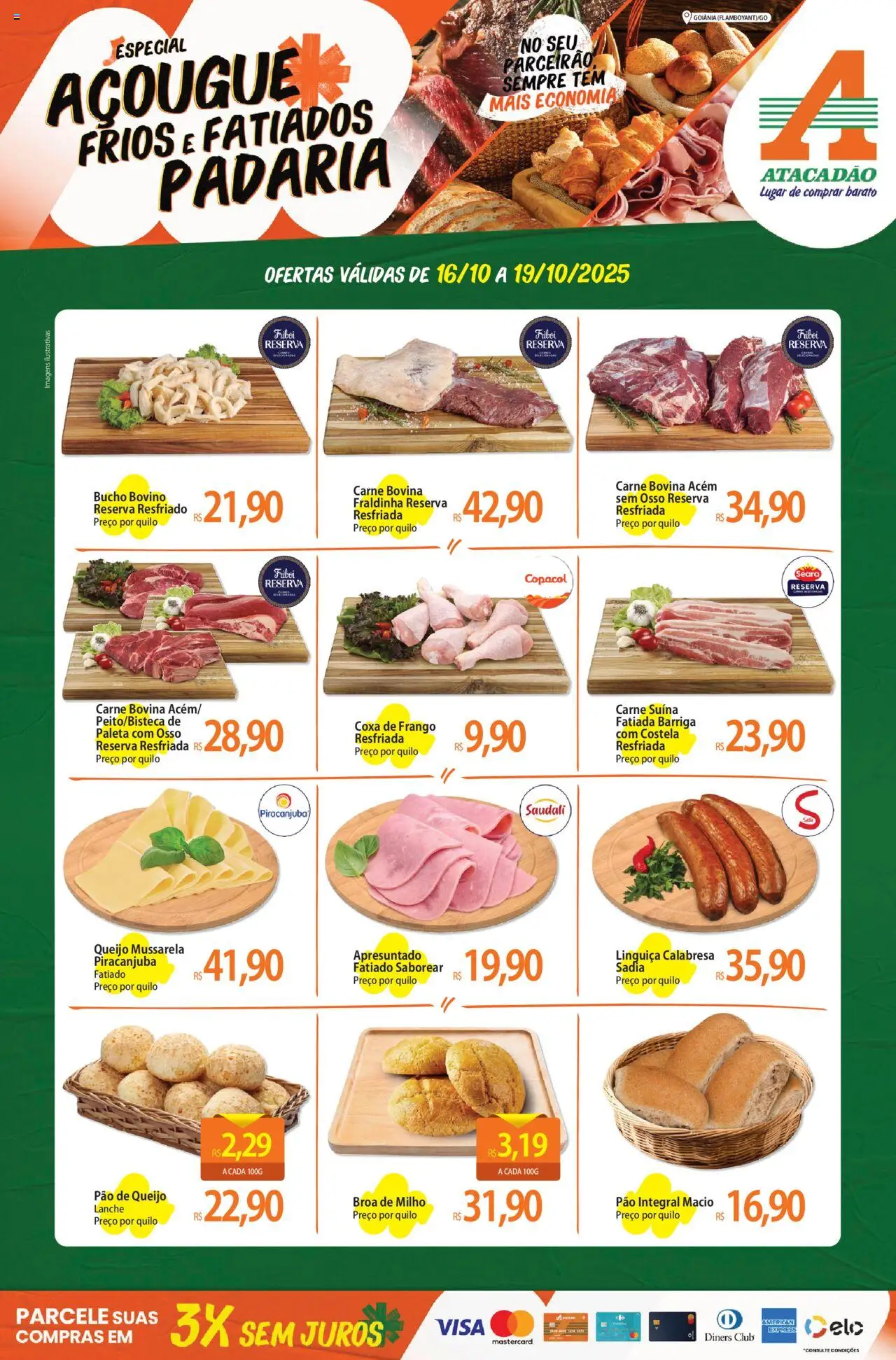 Atacadão folheto "Ofertas - GO" válido a partir de 16/10/2025 - número de página 1