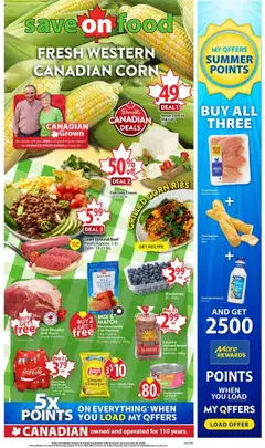 Preview of leaflet Weekly flyer / circulaire from shop Save on foods is valid from Aug 07, 2025