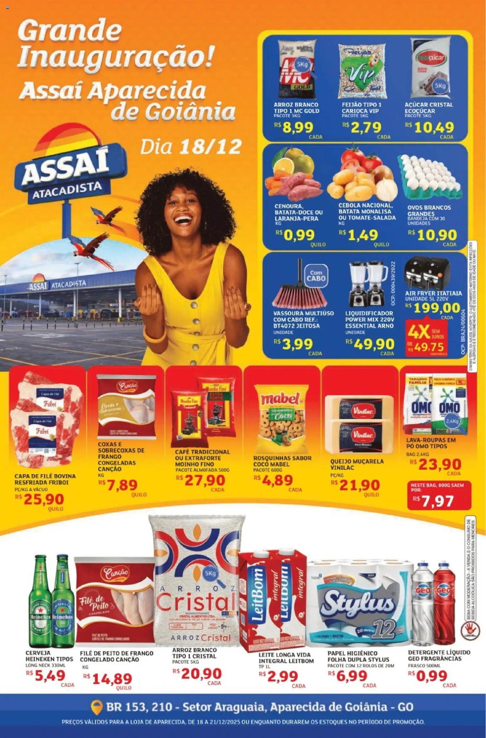 Pré-Visualização do folheto "Encarte - GO" da loja Assaí Atacadista válido a partir de 18/12/2025