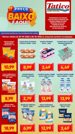 Pré-Visualização do folheto "Ofertas da semana" da loja Tatico válido a partir de 29/09/2025
