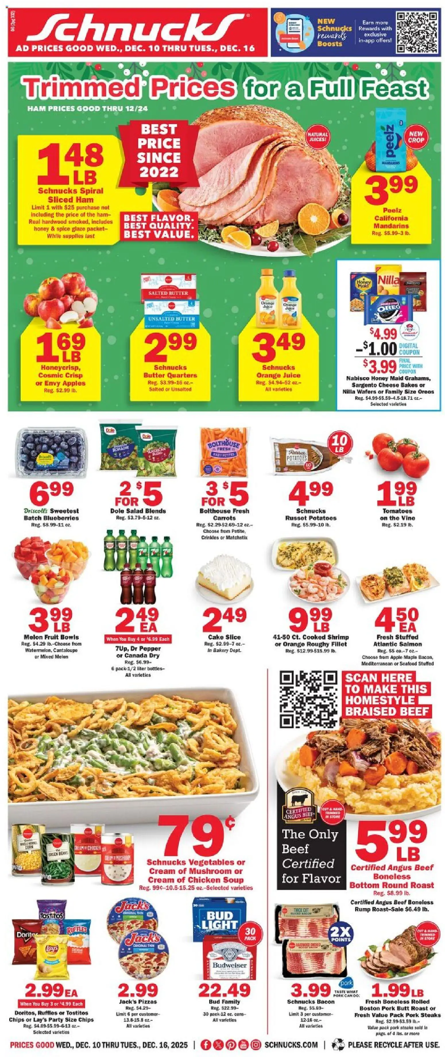 Ad Preview of Schnucks Weekly Print Ad - MO from 12/10/2025