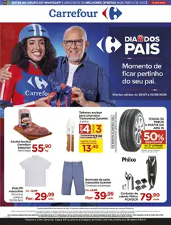 Pré-Visualização do folheto "Ofertas Dia dos Pais" da loja Carrefour válido a partir de 25/07/2025