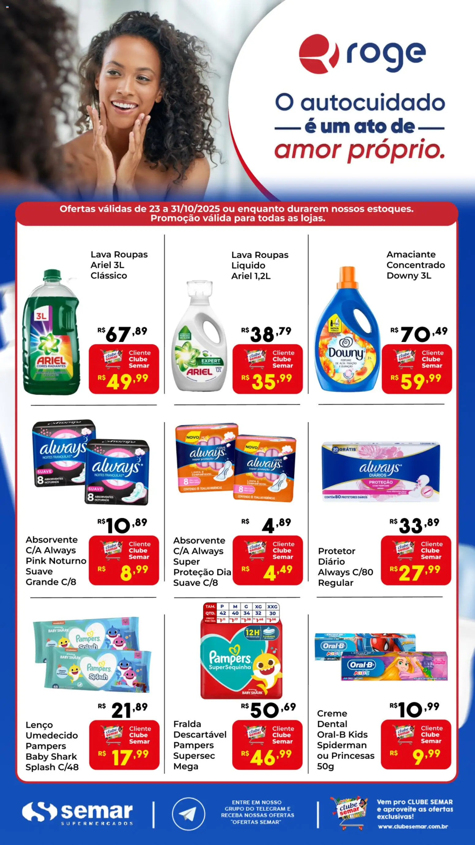 Semar Supermercado folheto "Ofertas Roge" válido a partir de 23/10/2025 - número de página 1