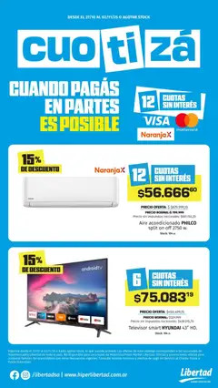 Vista previa del folleto de la tienda Hipermercado Libertad válido desde el 27/10/2025 