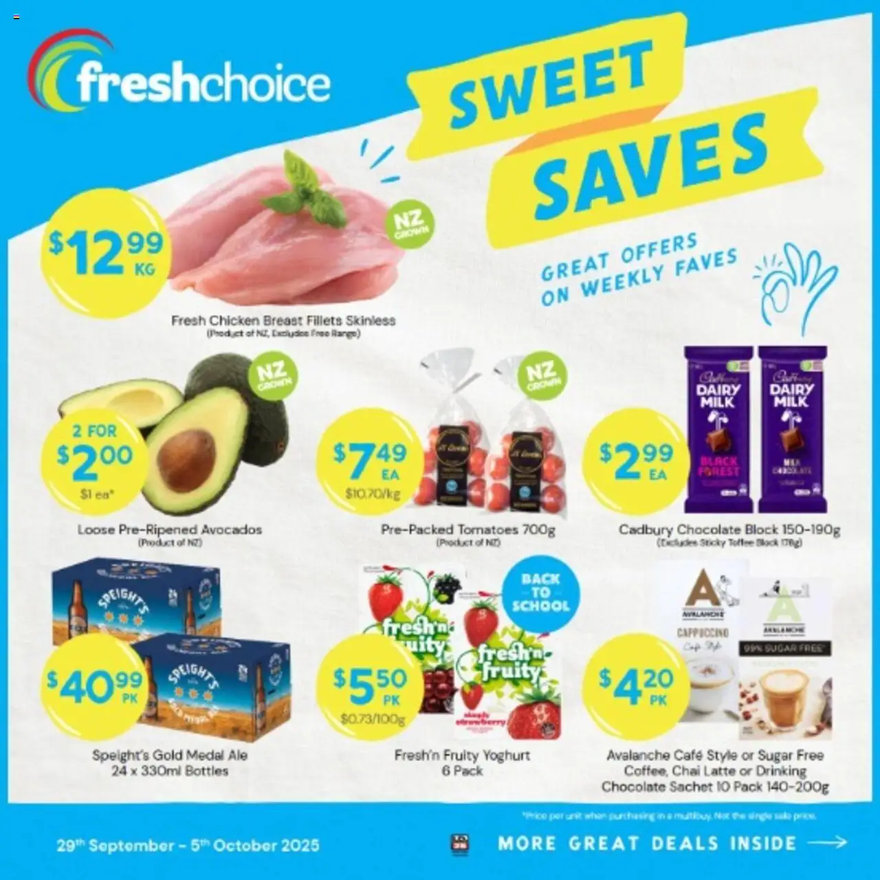 Catalogue FreshChoice catalogue valid from 29 Sept 2025 - page 1