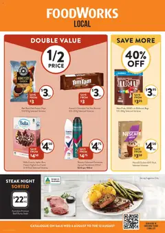 Preview of catalogue Catalogue from shop Foodworks valid 06/08/2025