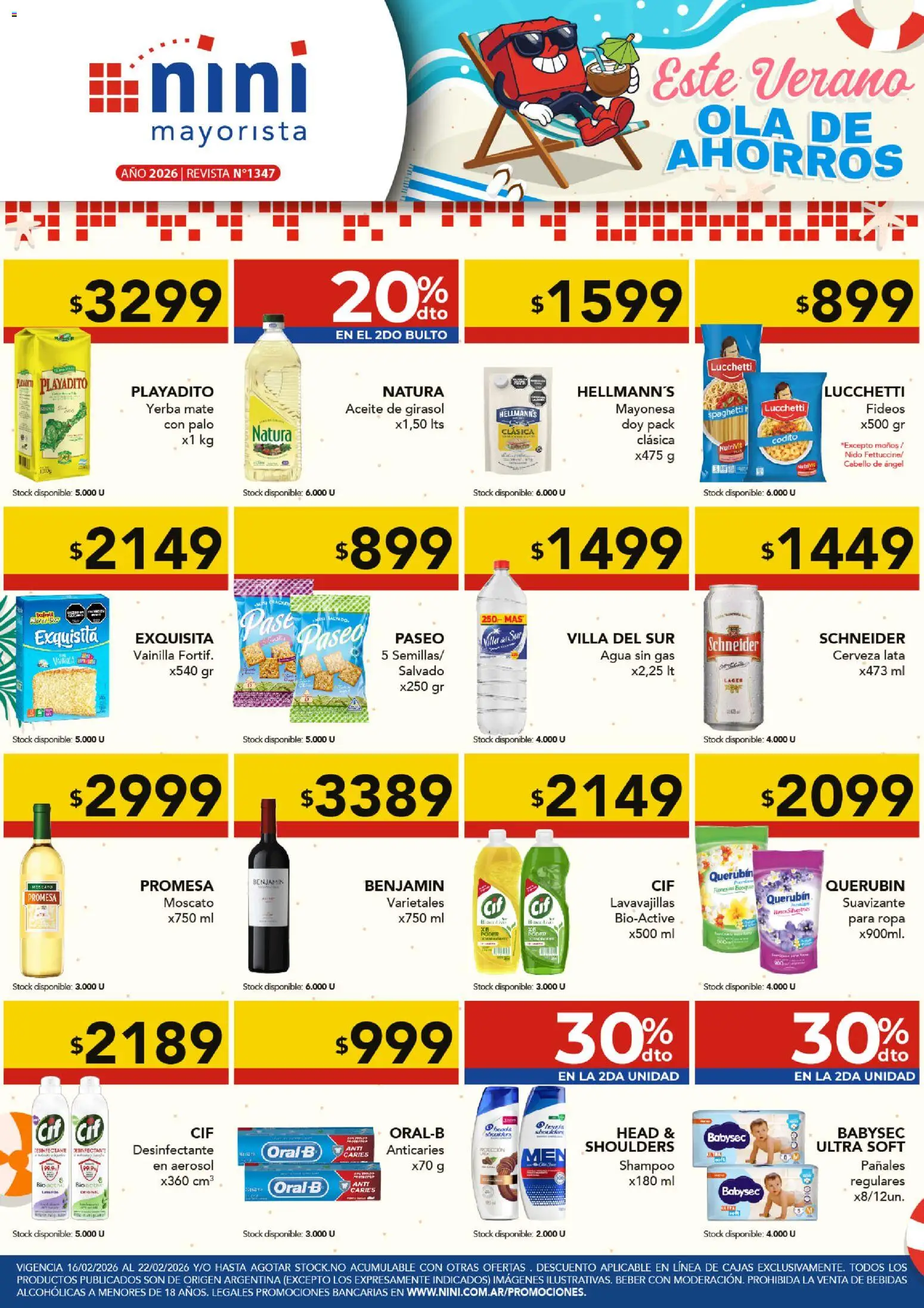 Vista previa del folleto de la tienda NINI Mayorista válido desde el 16/02/2026 