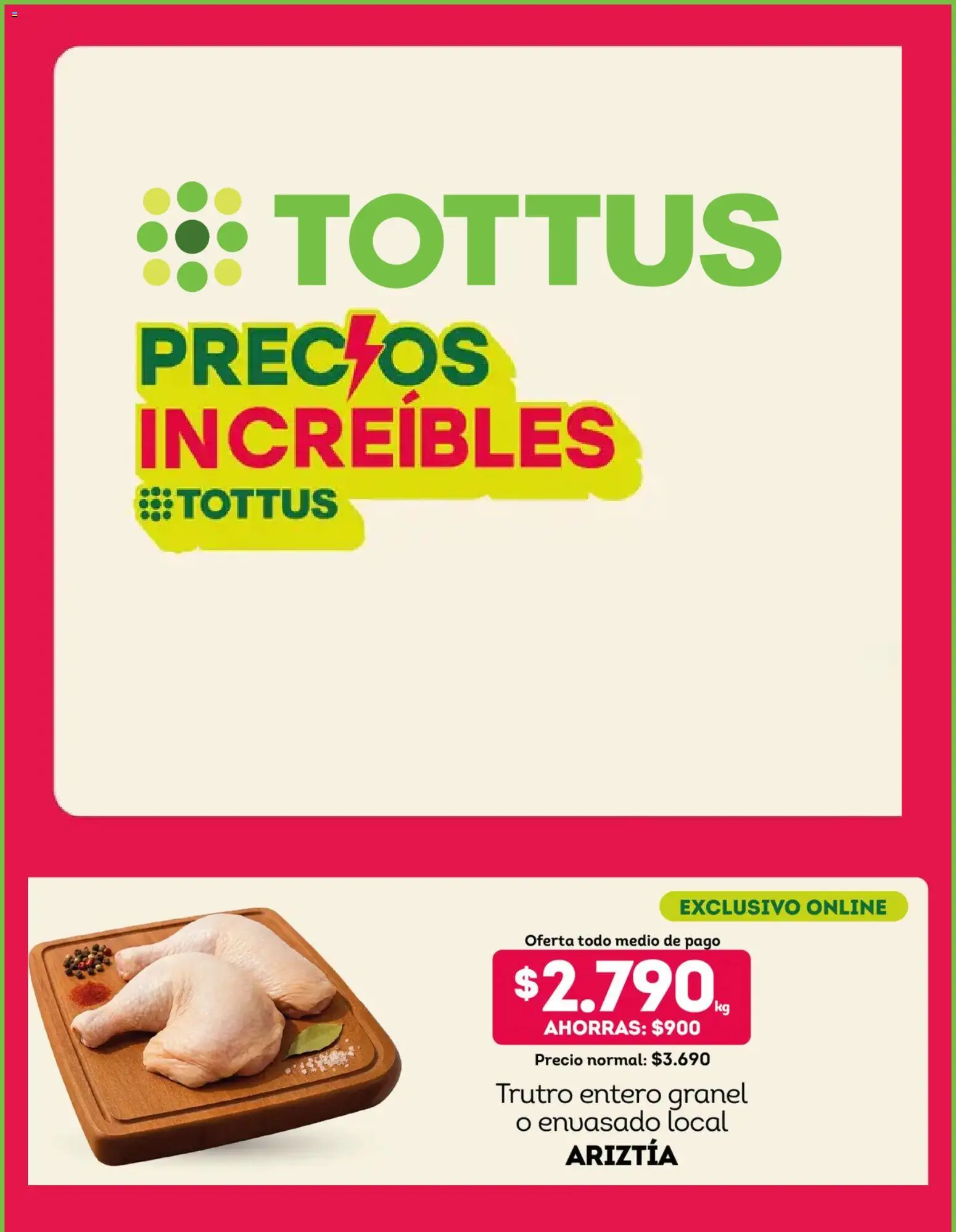 Folleto de la tienda Tottus válido desde el 23.03.2026 