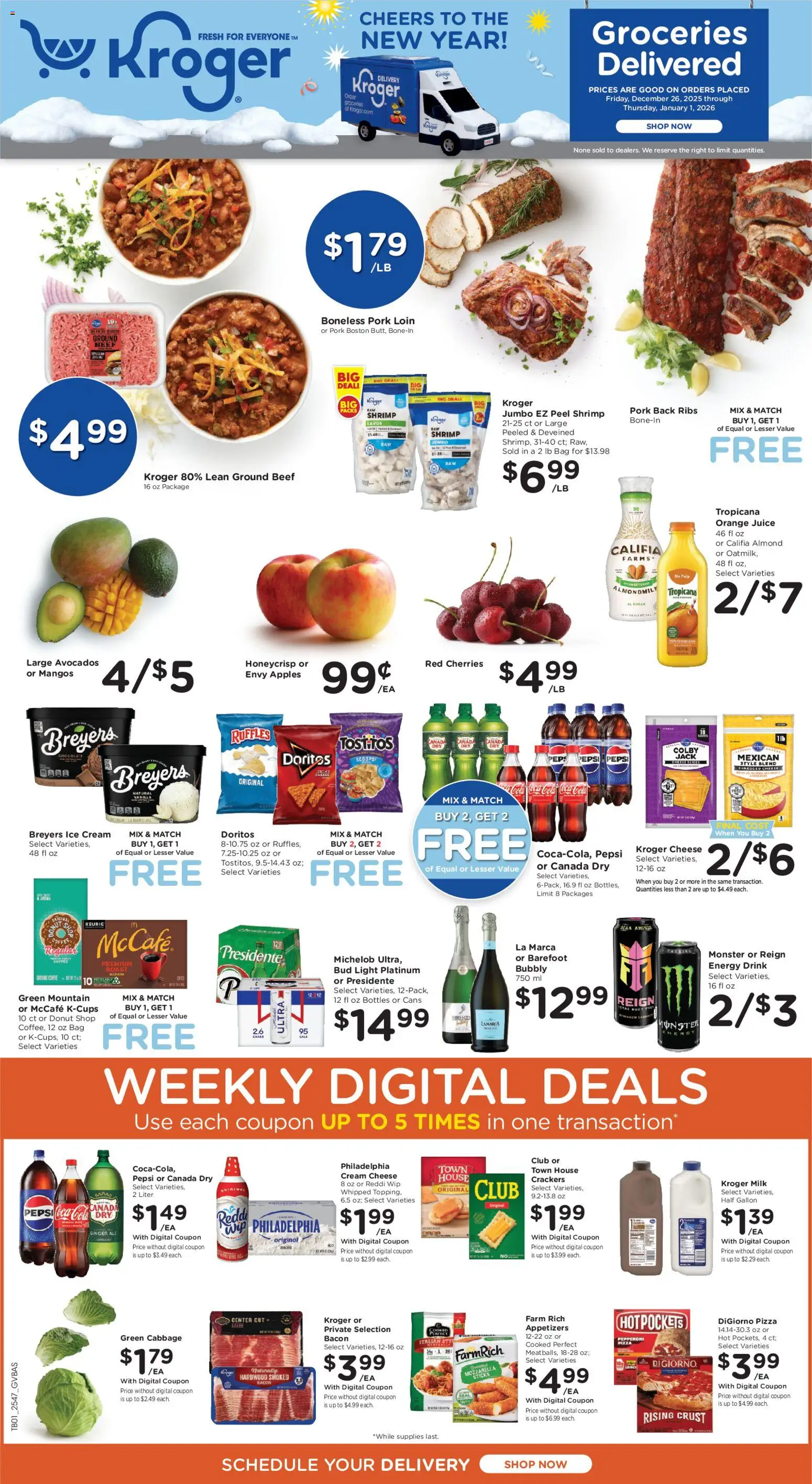 Ad Preview of Kroger Ad from 12/26/2025