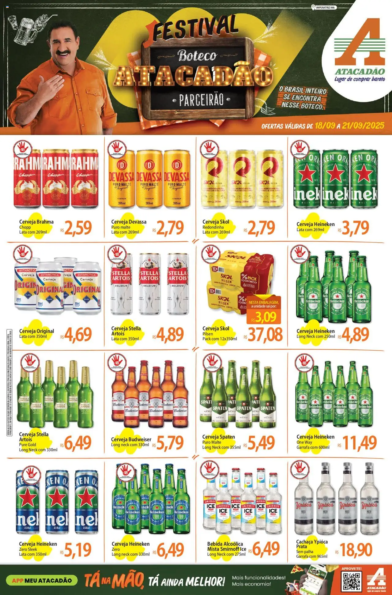 Atacadão folheto "Ofertas - MA" válido a partir de 18/09/2025 - número de página 1
