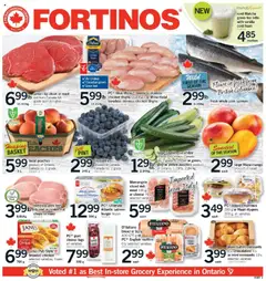 Un aperçu du dépliant Weekly flyer / circulaire du magasin Fortinos est valide à partir 24 juill. 2025