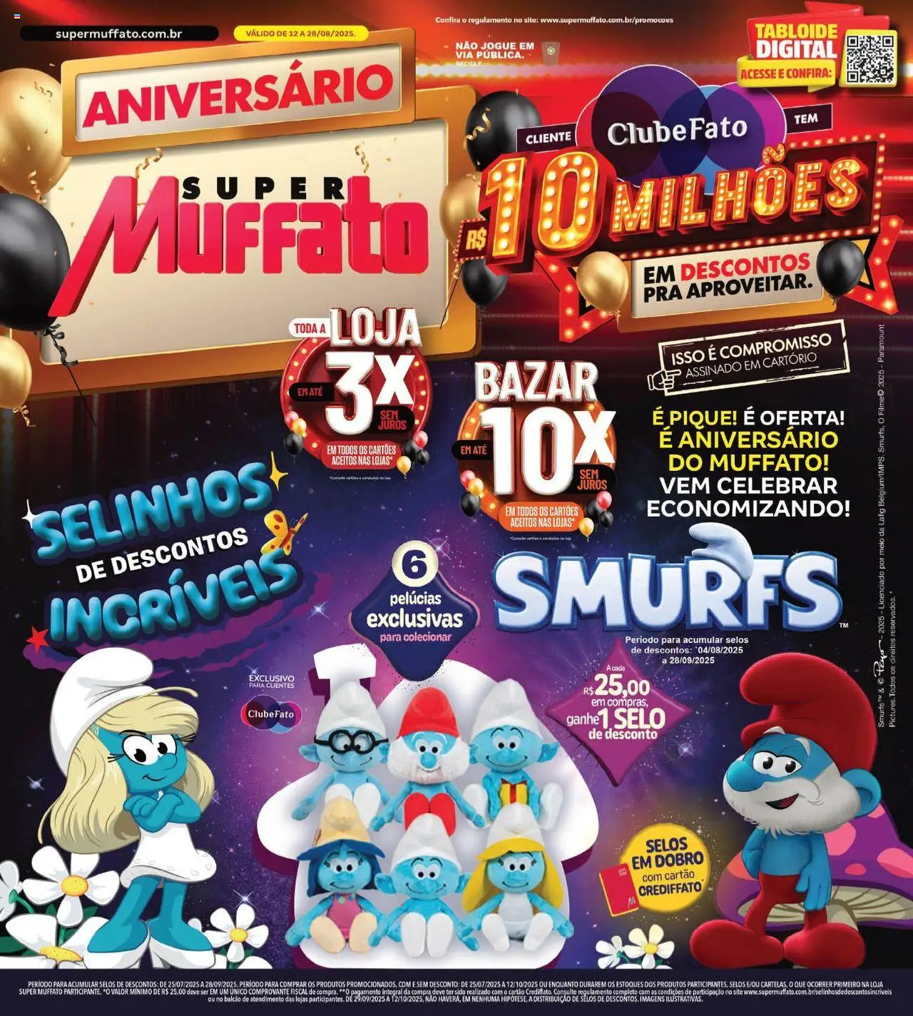 Super Muffato folheto "Ofertas Aniversário" válido a partir de 12/08/2025 - número de página 1
