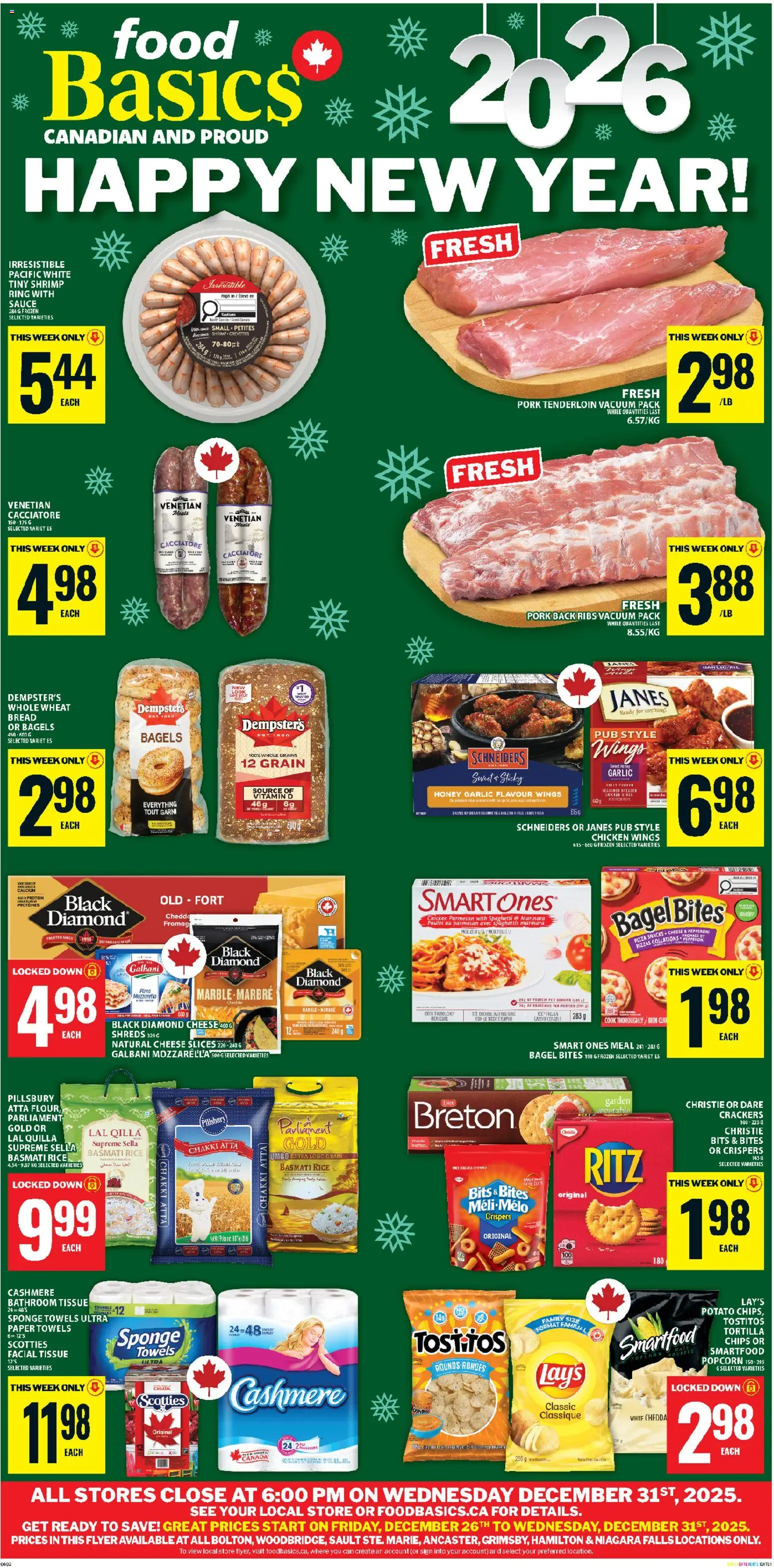 Preview of leaflet Ancaster from shop Food Basics is valid from Dec 25, 2025