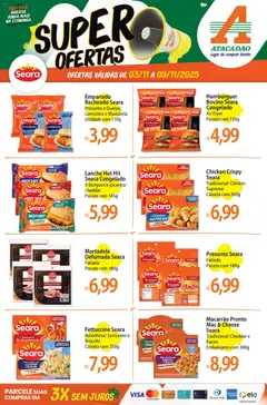 Pré-Visualização do folheto "Ofertas - SC" da loja Atacadão válido a partir de 03/11/2025