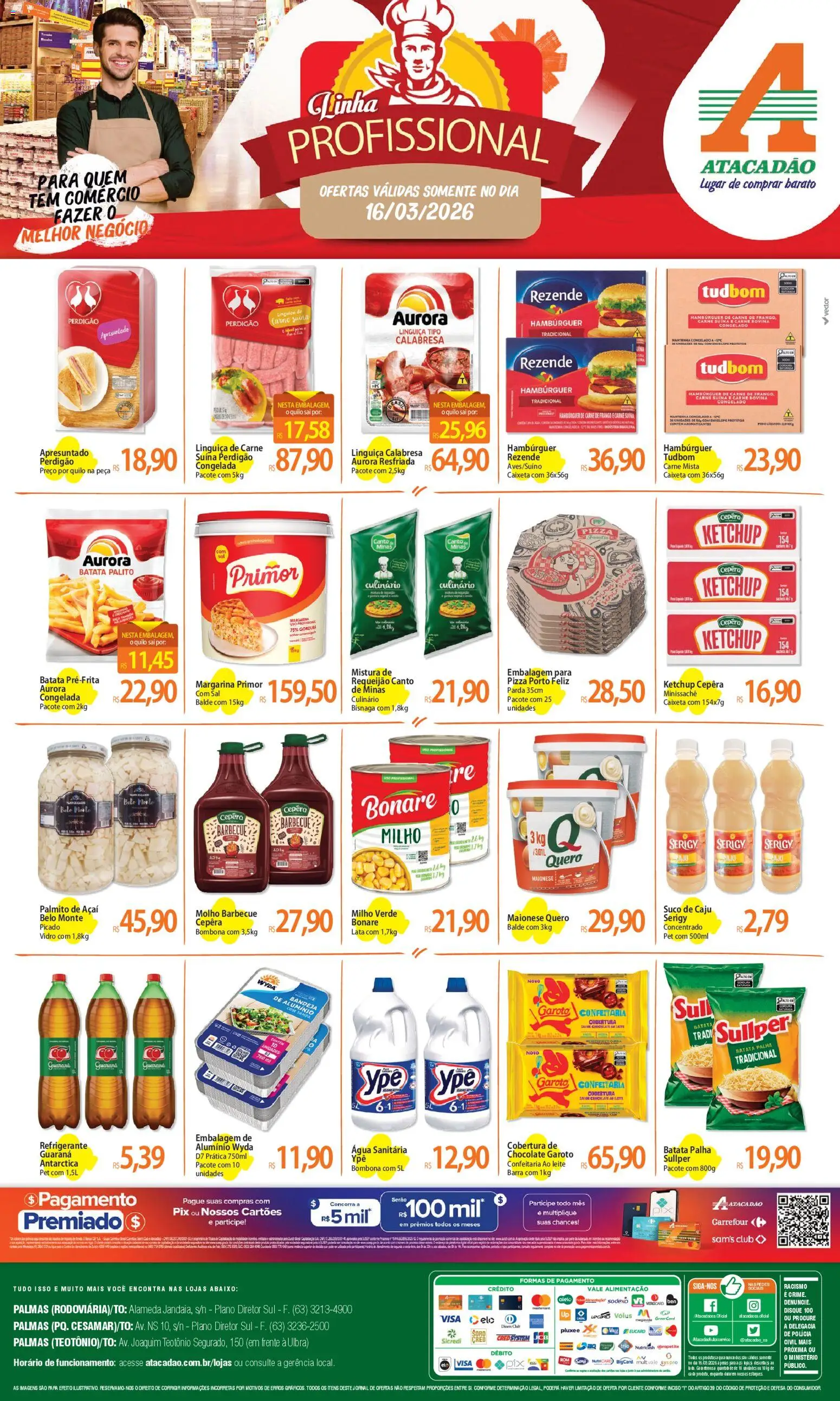 Pré-Visualização do folheto "Atacadão ofertas - TO" da loja Atacadão válido a partir de 16/03/2026