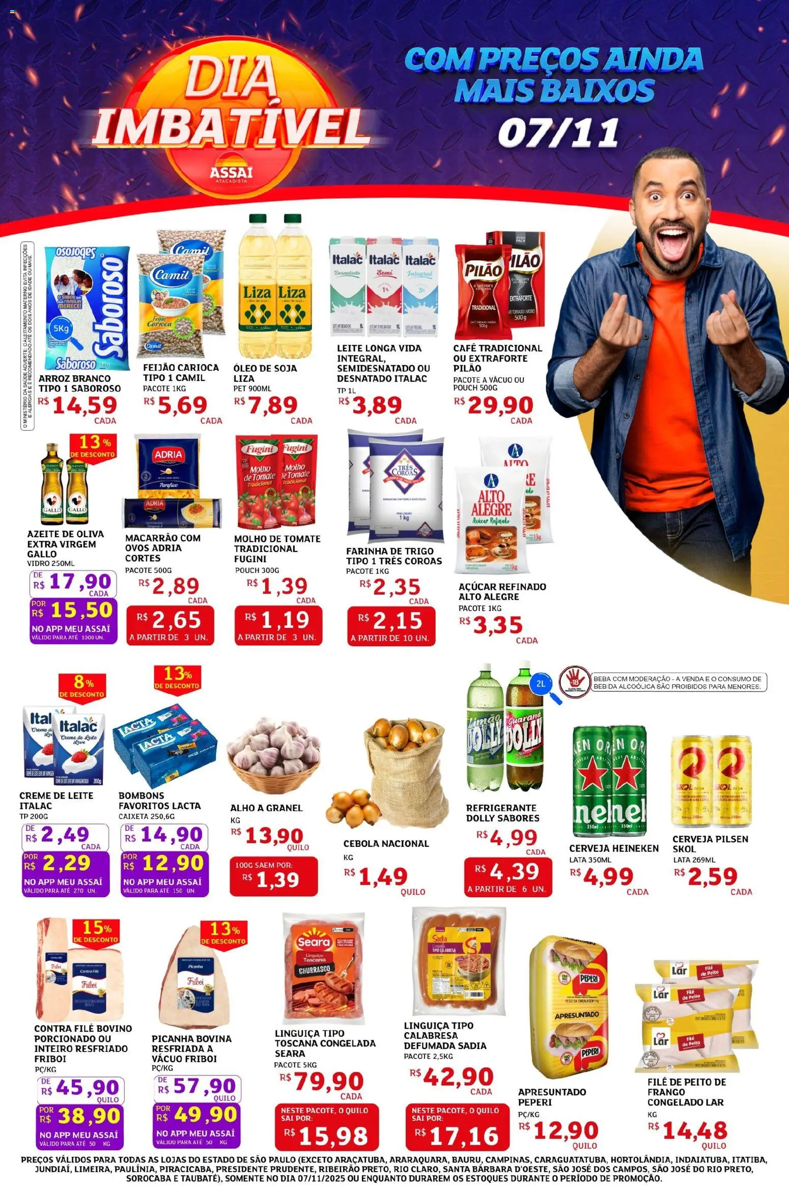 Pré-Visualização do folheto "Encarte - SP" da loja Assaí Atacadista válido a partir de 07/11/2025