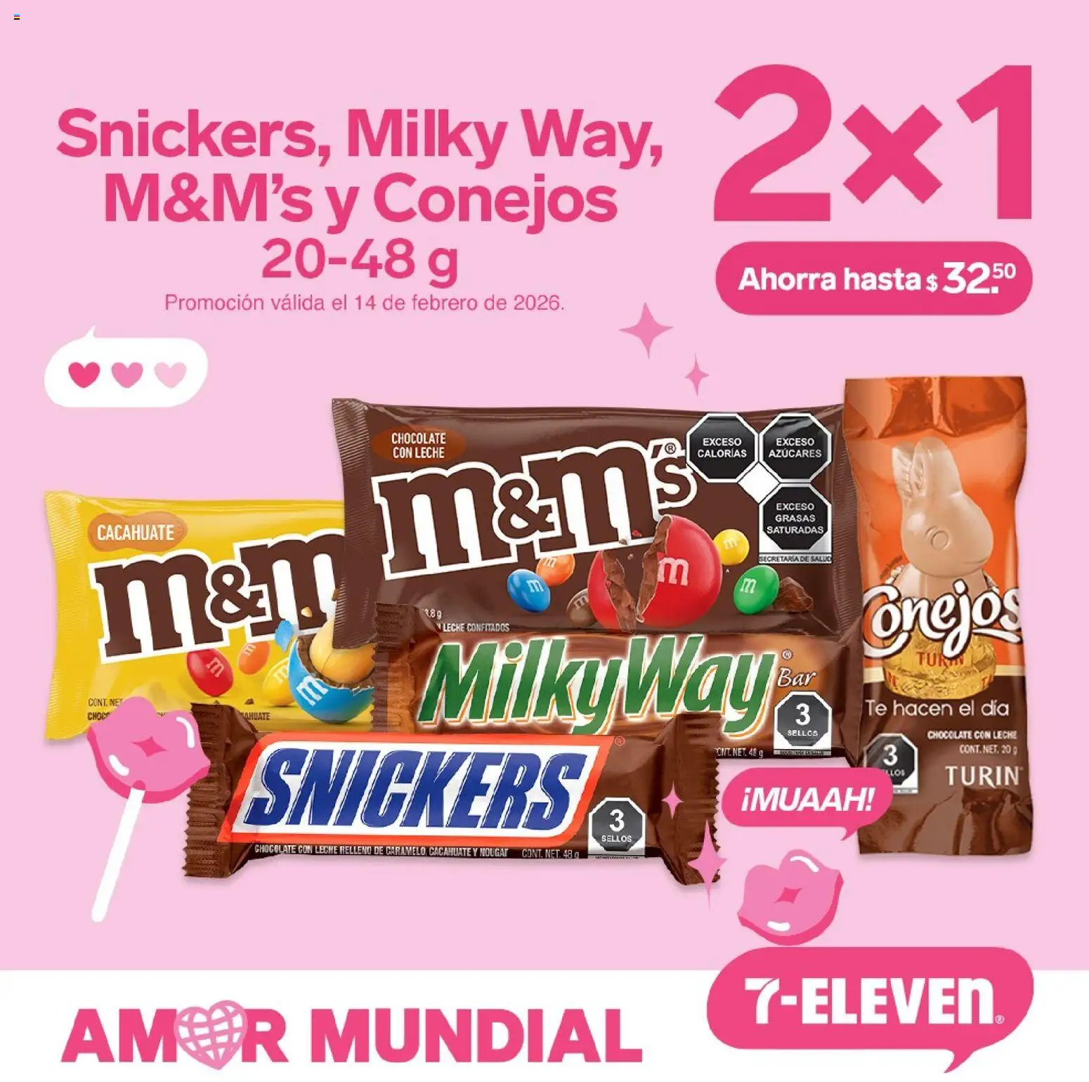 Vista previa las ofertas de la tienda 7-Eleven - Folleto desde el 01/02/2026 - Chocolate, Dulces, Arándanos, Matcha, Leche, Paleta, Almendras, Chocolate blanco