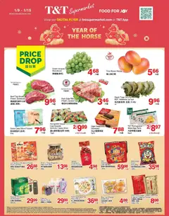 Un aperçu du dépliant Weekly Flyer - BC du magasin T&T Supermarket est valide à partir 9 janv. 2026
