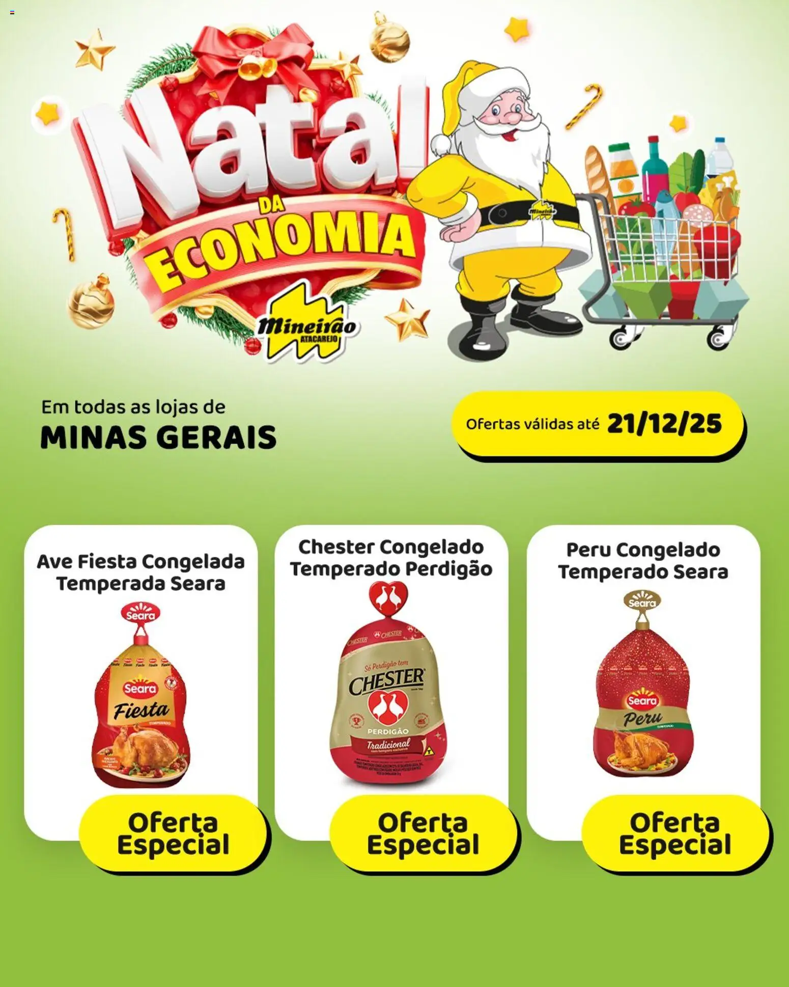 Pré-Visualização do folheto "Ofertas da semana" da loja Mineirão Atacarejo válido a partir de 15/12/2025