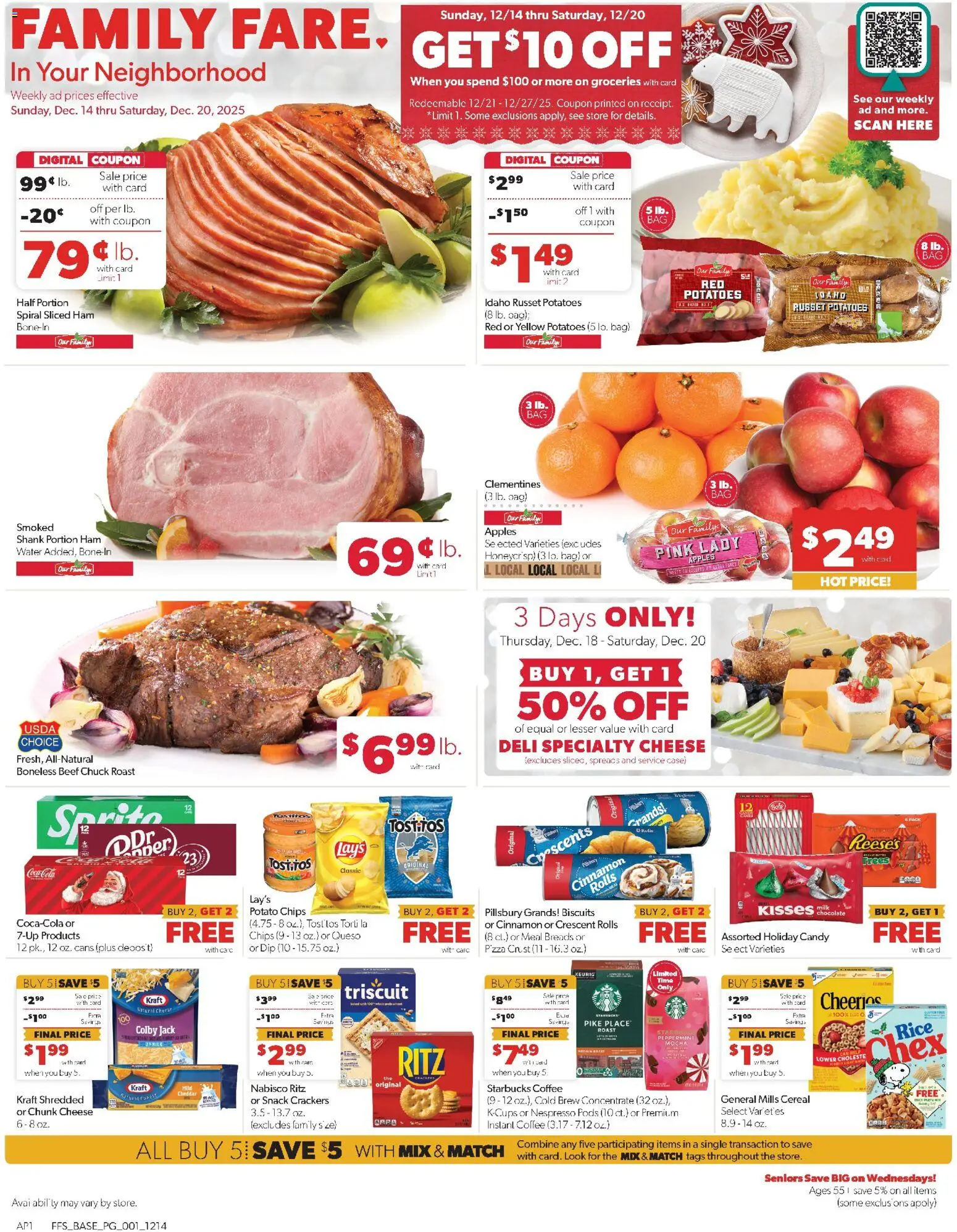 Ad Preview of Family Fare Weekly Ad from 12/14/2025