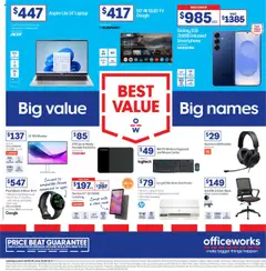 Preview of catalogue Catalogue from shop Officeworks valid 04/09/2025