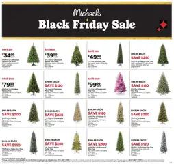 Preview of leaflet Black Friday from shop Michaels is valid from Nov 21, 2025