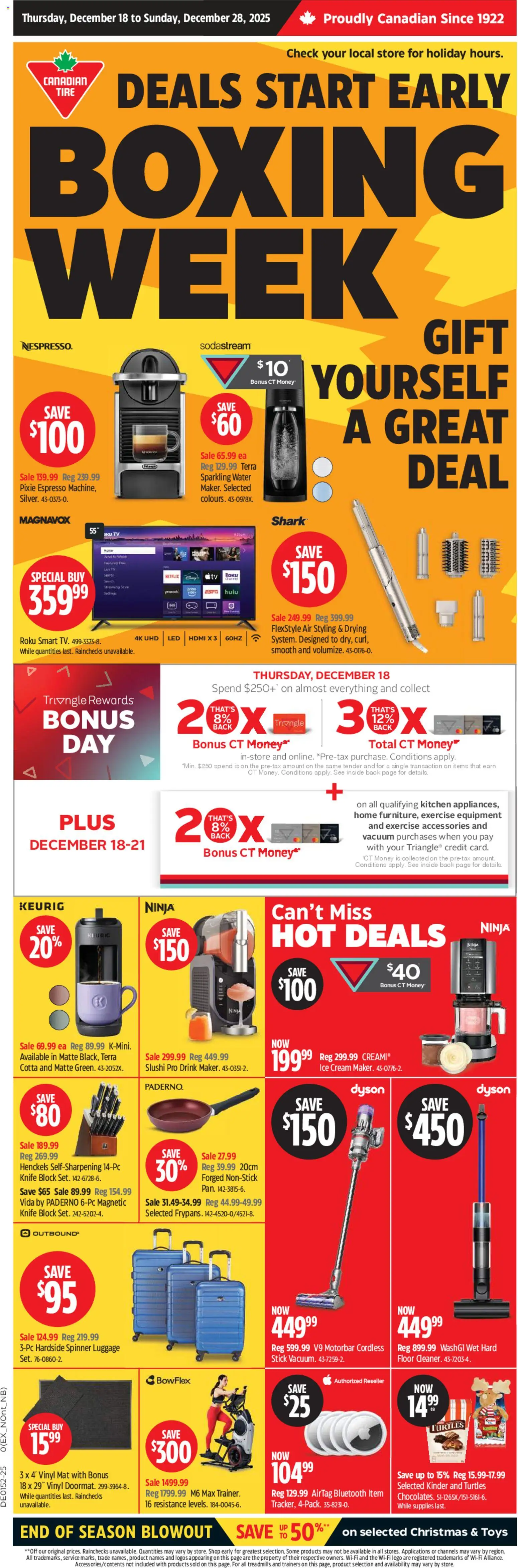 Preview of leaflet Boxing Week Flyer from shop Canadian Tire is valid from Dec 18, 2025