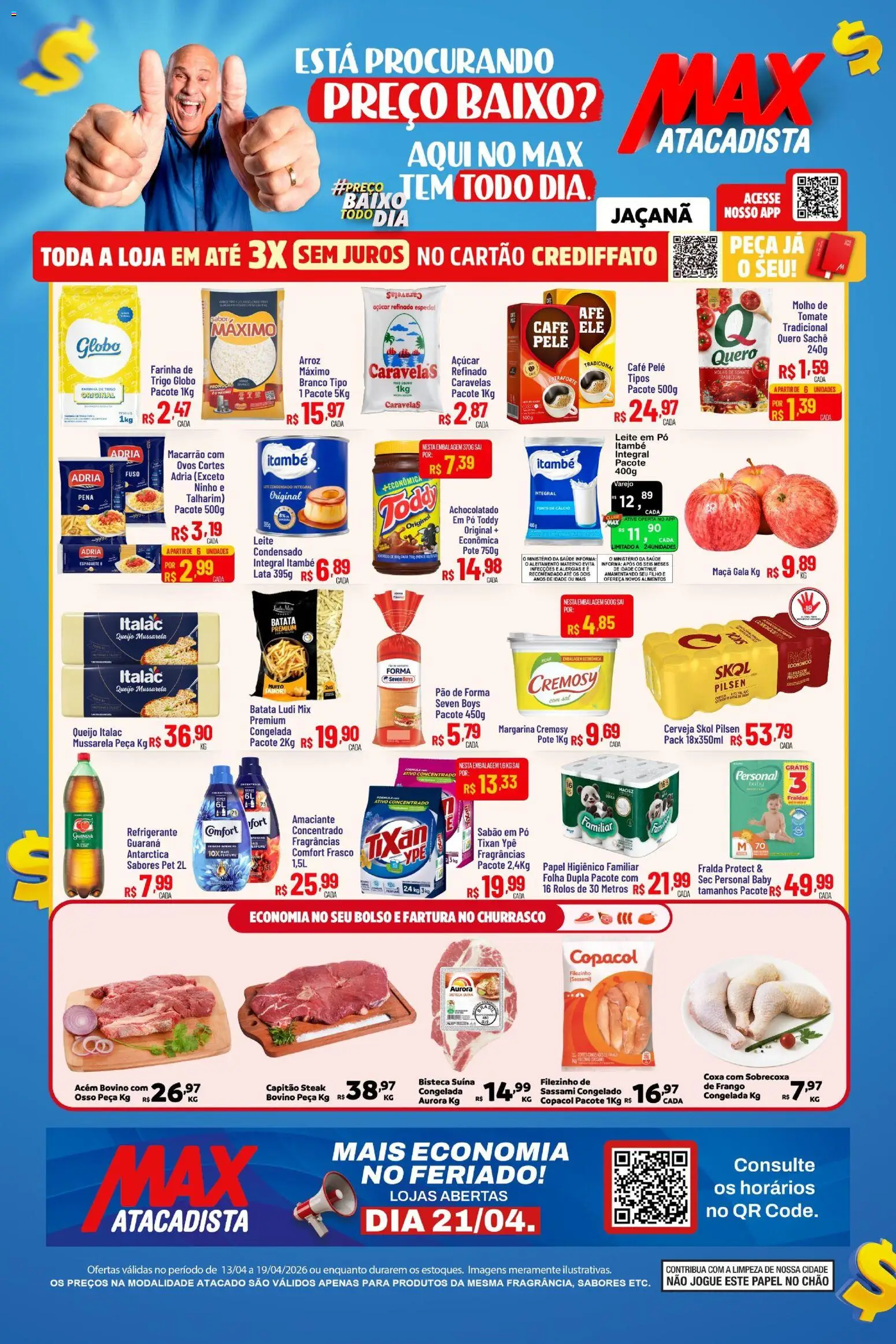 Pré-Visualização do folheto "Max Atacadista - Ofertas da semana" da loja Max Atacadista válido a partir de 13/04/2026