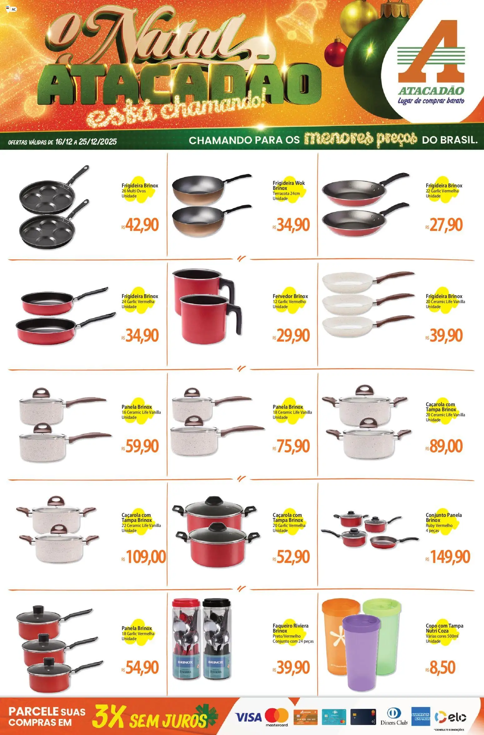Pré-Visualização do folheto "Ofertas - AC" da loja Atacadão válido a partir de 16/12/2025