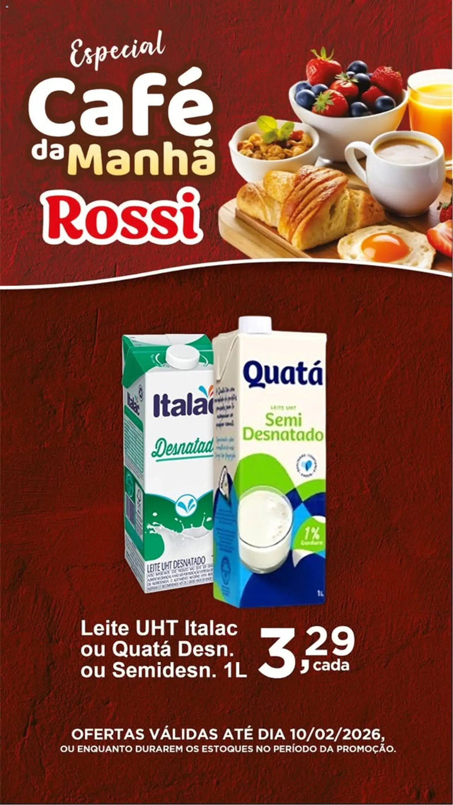 Pré-Visualização do folheto "Ofertas da semana" da loja Rossi Supermercados válido a partir de 05/02/2026