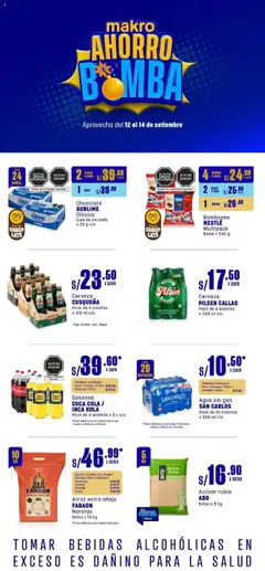 Vista previa de Volante FDS #2 Septiembre de la tienda Makro válido desde 12/09/2025